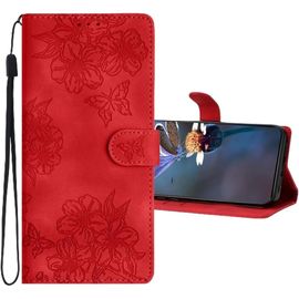 TRAHOO-Coque pour Samsung Galaxy S25, Portefeuille Flip Clapet Folio Etui Housse pour Samsung Galaxy S25 Coque Emplacements Cartes Housse en Cuir de Cover pour Samsung Galaxy S25 Rouge XYYH.