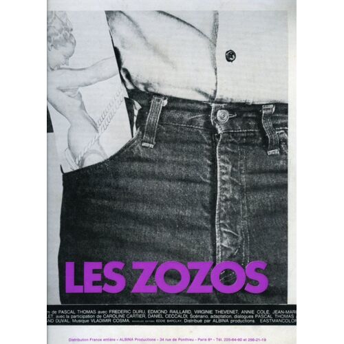 Les Zozos, Synopsis Dépliant, Pascal Thomas, Avec Frédéric Duru, Edmond Raillard, Virginie Thevenet