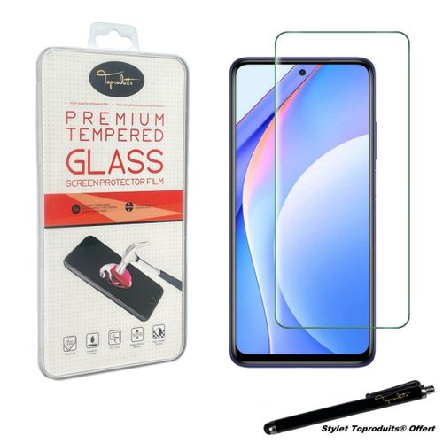 Verre Trempé Pour Xiaomi Mi 10 Lite 5g Film De Protection 2.5d Avec Stylet Toproduits®