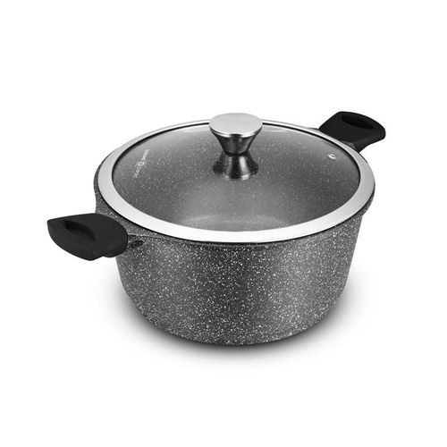 Faitout En Fonte D'aluminium 24cm Avec Couvercle Gisors Ft24tfi