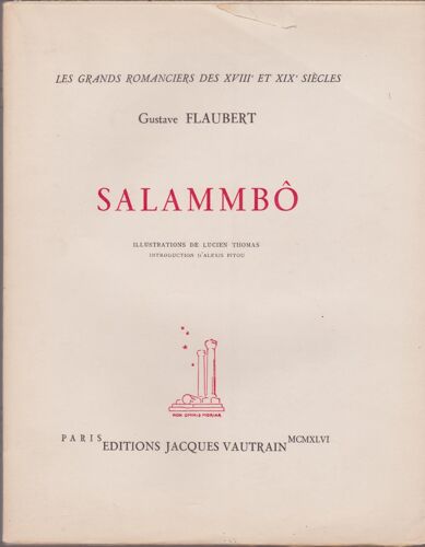 Salammbo (Illustrations De Lucien Thomas)