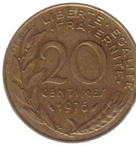 Pièce De 20 Centimes 1976