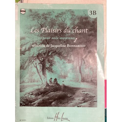 Plaisir Du Champ 3b Pour Voix Moyenne