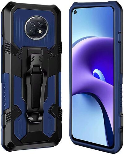 Coque Xiaomi Redmi Note 9T 5G [Serie Armorbox] Robuste avec Double Couche Coque de Support pour Xiaomi Redmi Note 9T 5G Housse Bleu