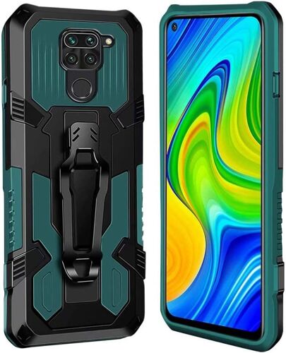 Coque Xiaomi Redmi Note 9/10X [Serie Armorbox] Robuste avec Double Couche Coque de Support pour Xiaomi Redmi Note 9/10X Housse Vert