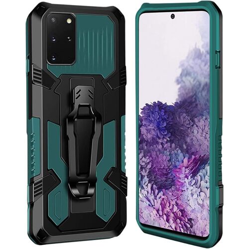 Coque Samsung Galaxy S30/S21 [Serie Armorbox] Robuste Avec Double Couche Coque De Support Pour Samsung Galaxy S30/S21 Housse Vert