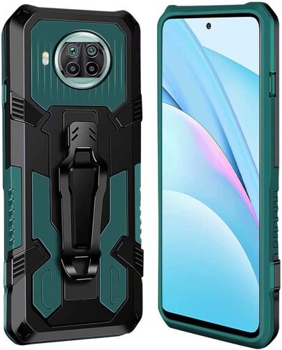 Coque Xiaomi Mi 10T Lite [Serie Armorbox] Robuste avec Double Couche Coque de Support pour Xiaomi Mi 10T Lite Housse Vert