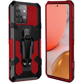 Coque Oppo Realme 9i /Oppo A76 4g /Oppo A36/A96 [Serie Armorbox] Robuste Avec Double Couche Coque De Support Pour Realme 9i /A76 4g /A36/A96 Produit Housse Rouge