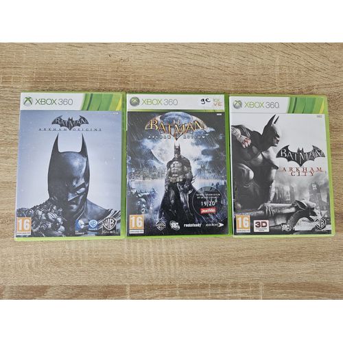 Pack 3 Jeux Batman Xbox 360