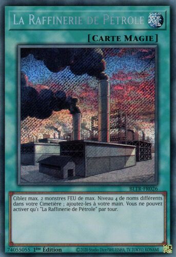 Yu Gi Oh Bltr Fr026 La Raffinerie De Pétrole Secrete Rare