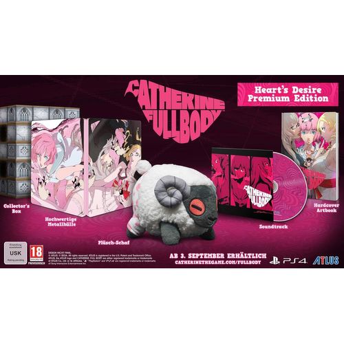 Catherine Full Body Heart's Desire Premium Collector PS4 Jeu en Français Import Allemand