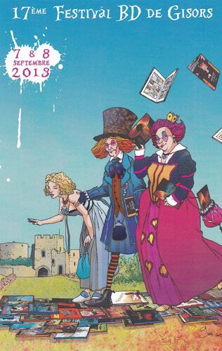 Carte Postale Gine Christian Festival Bd Gisors 2013 (Neige Alice...)