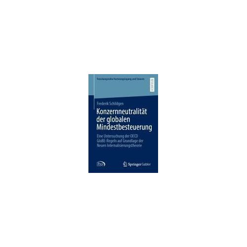 Konzernneutralität Der Globalen Mindestbesteuerung