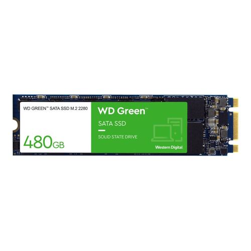 WD Green SSD WDS480G2G0B - SSD - 480 Go - interne - M.2 2280 - SATA 6Gb/s