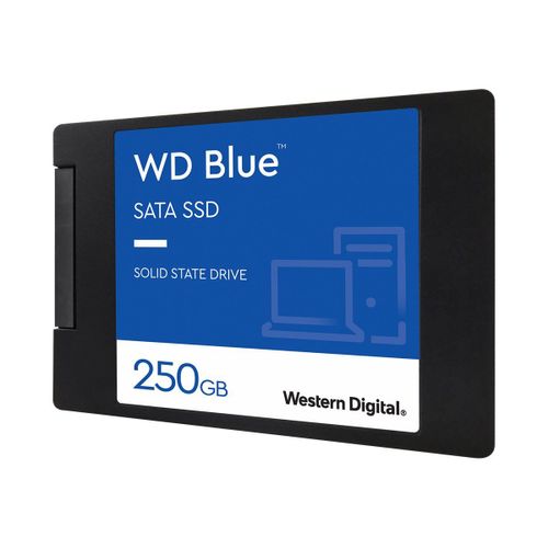 Disque SSD SATA WD Blue 3D NAND WDS250G2B0A - SSD - 250 Go - interne - 2.5" - SATA 6Gb/s