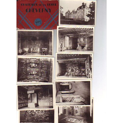 Pochette De 10 Mini Cartes Postales Du Château De Cheverny