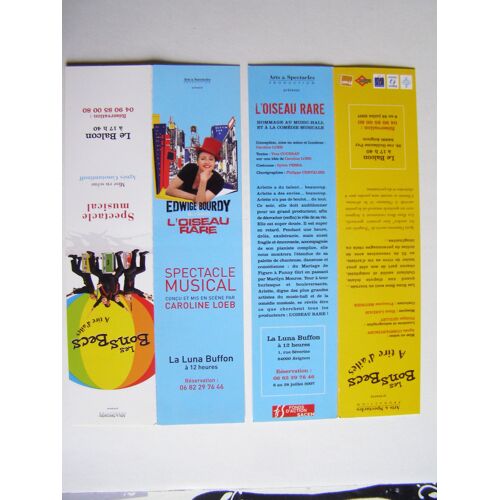 Flyer - Marque Page Double - Festival Avignon 2007