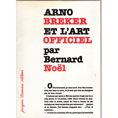 Arno Breker Ou L'art Officiel