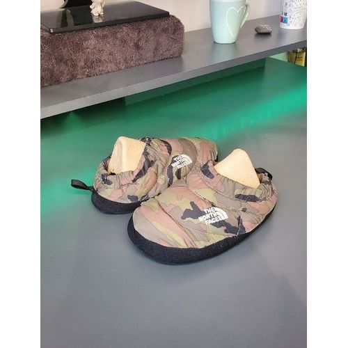 The North Face Pantoufles D'hiver Imprimées Couleur Vert Militaire Imperméable Chaussons 29 - 30 - 31 - 32 - 33 - 32-33