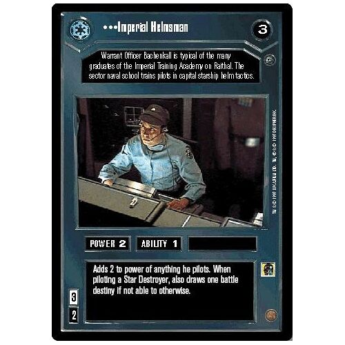 Star Wars Ccg - Dagobah - Imperial Helmsman
