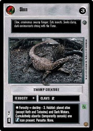 Star Wars Ccg - Dagobah - Sleen