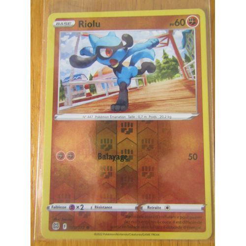 Riolu - Reverse - 078/172 - Stars Etincelantes