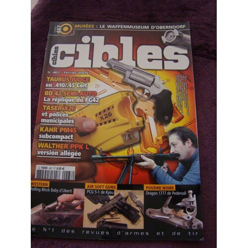 Cibles N°467 Taurus Judge Bd 42 Semi Auto Taser X26 Khar Pm 45 Walther Ppk L Dragon 1777 De Pedersoli  Rolling Block Baby D'uberty  Air Soft Guns Pcg 5/1 De Kyou 467