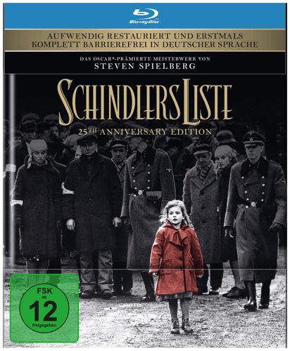 Schindlers Liste - 25th Anniversary Edition [Blu-Ray]