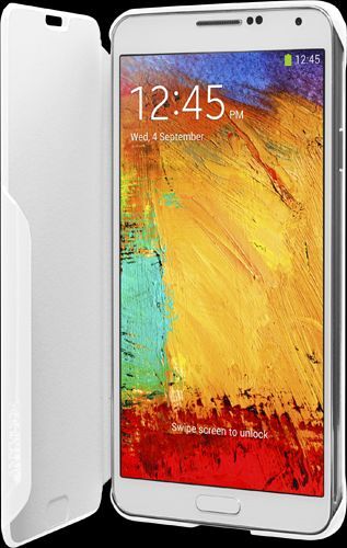 Etui Samsung blanc pour Galaxy Note 3 N9000
