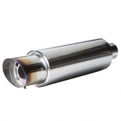 Silencieux Embout Échappement Universel Rond Inox 464mm