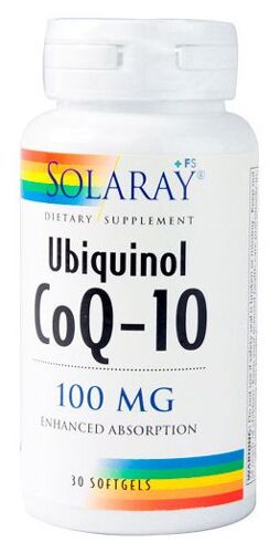 Coq10 Ubiquinol 100 Mg 30 Capsules 
