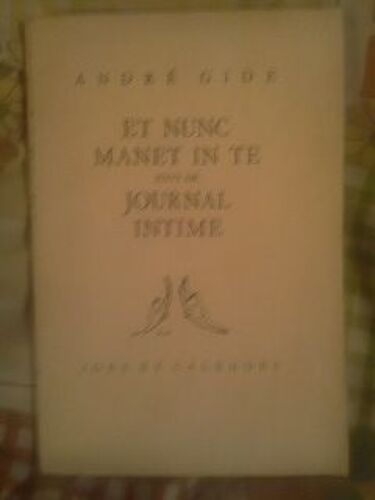 Et Nunc Manet In Te Sui De Journal Intime