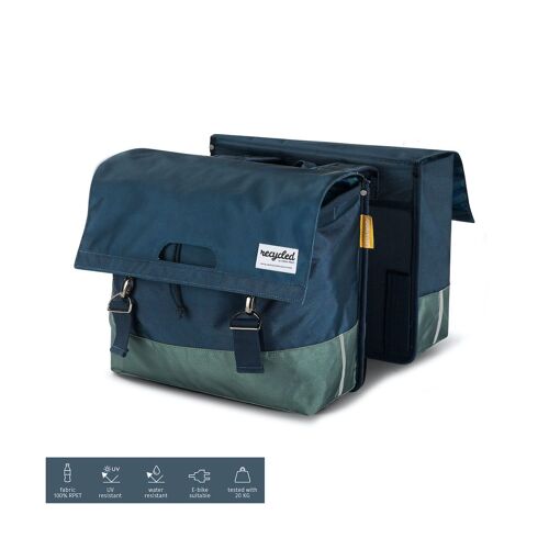 Sacoches Vlo Urban Proof Recycl 40l Bleu Vert