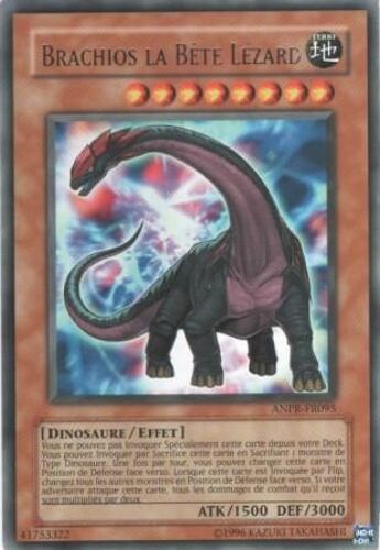 Carte Yu-Gi-Oh! "Brachios La Bête Lézard" Rare Anpr-Fr095
