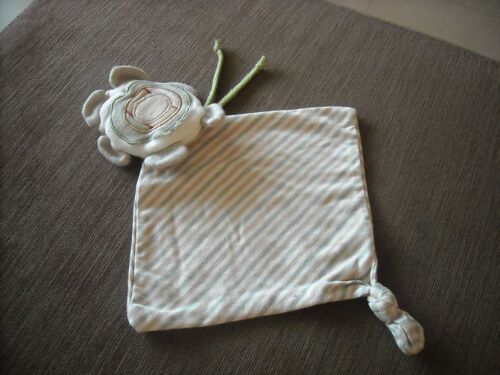 Doudou Plat Fleur Rayé Dodo D'amour