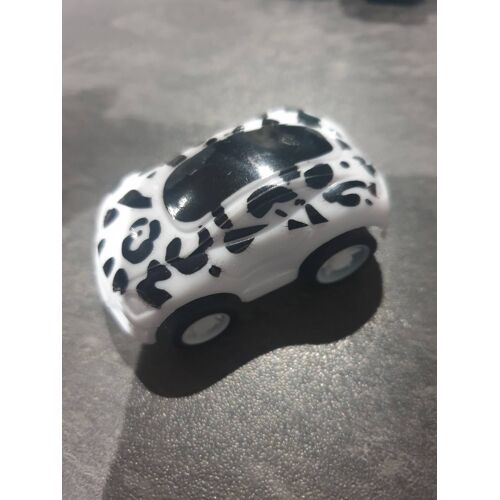 Petite Voiture Plastique Blanche Et Noir