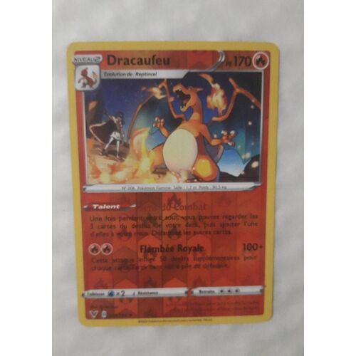 Dracaufeu 25/185 Voltage Éclatant. Reverse