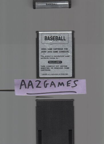 Baseball  Cartouche Telegames  Sur Atari 2600