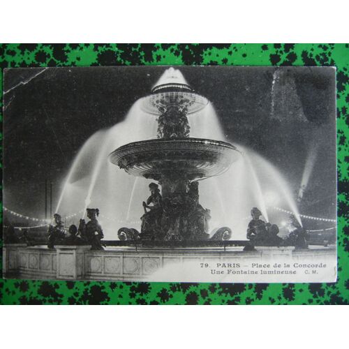 79 Paris - Place De La Concorde - Une Fontaine Lumineuse