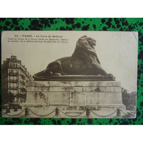 53 Paris - Le Lion De Belfort