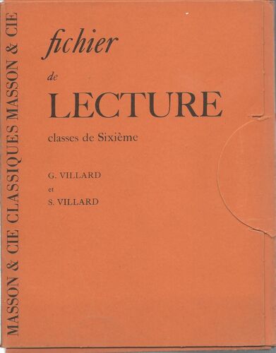 Fichier De Lecture (Lecture Expliquée Et Dirigée, Récitation) - Classe De 6ème