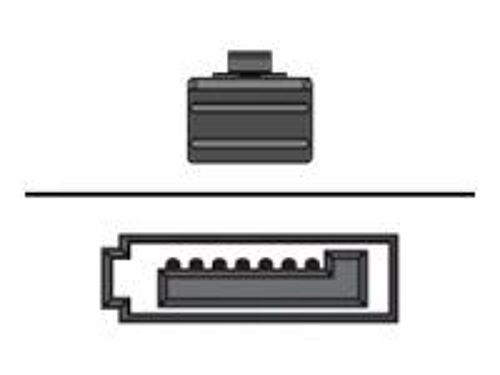 LSI - Câble SATA / SAS - avec bandes latérales - SAS 12Gbit/s - 4 voies - Disque dur SAS Mini 4x (SFF-8643) (M) pour SATA (F) - 1 m