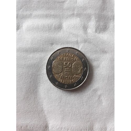 Pièce 2€ Rare De Gaulle Traite De L Elysee