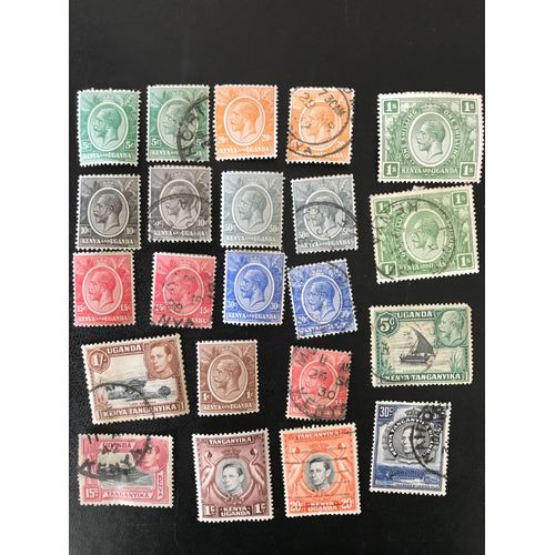 Kenya 22 Timbres De 1922 A 1938