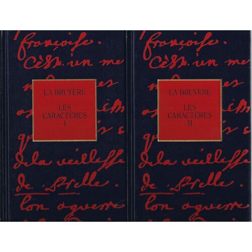 Les Caractères 2 Volumes