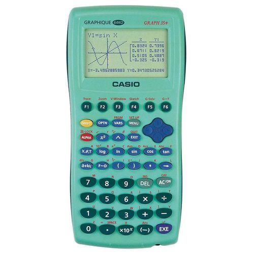 Calculatrice graphique verte Casio Graph 35+