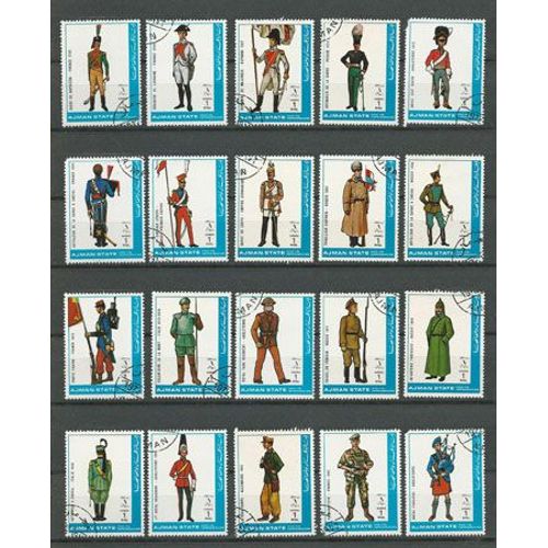 Ajman State - Costumes Militaires - 1972 (1).