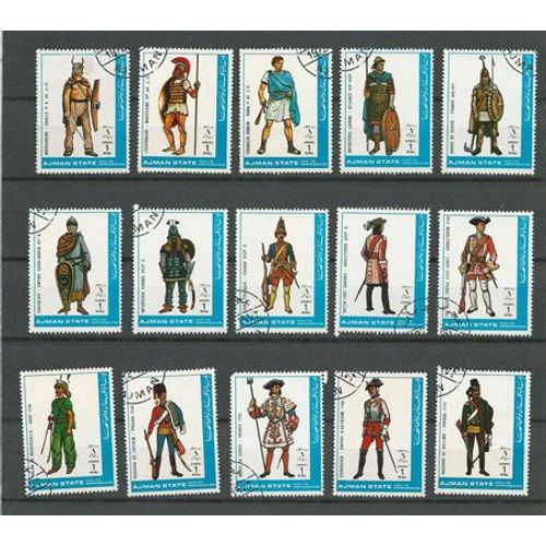 Ajman State - Costumes Militaires - 1972 (2).