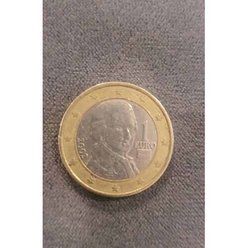 Piece 1 Euro . 2002. Mozart