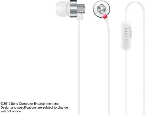 Sony Playstation Vita Earphone (Crystal White) [Import Japonais]